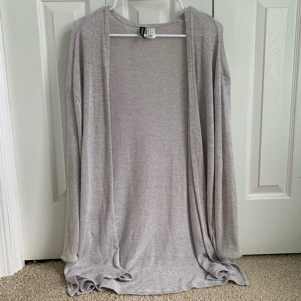 H&M Gray Cardigan